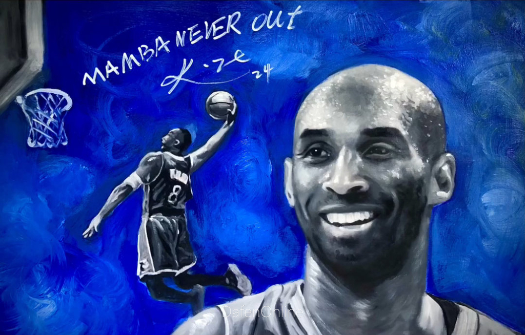 Challenging to paint 824 Kobe oil paintings, the 78th one