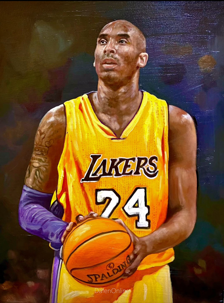 Painting a Kobe oil painting